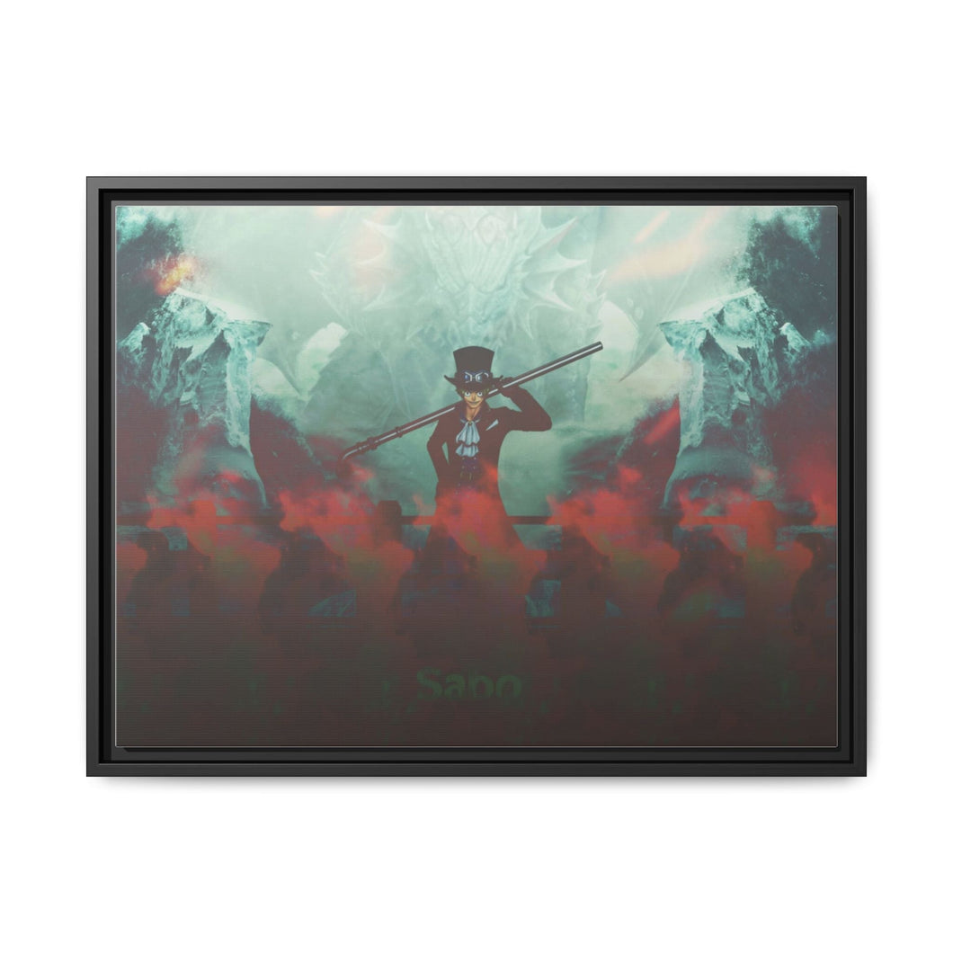 Anime One Piece Canvas Framed Art Print