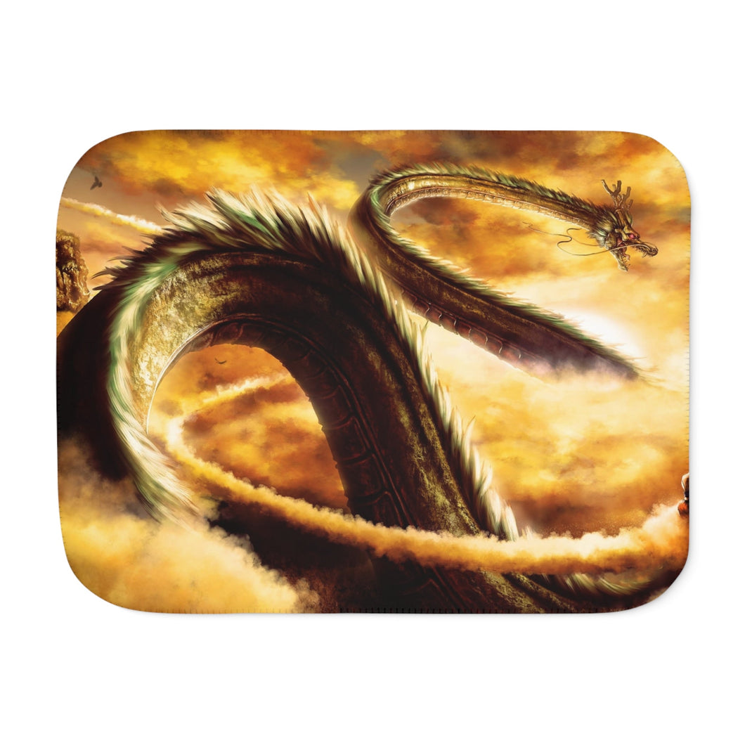 Good Morning Shenron Sherpa Blanket