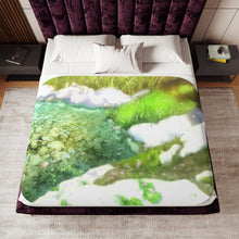 Load image into Gallery viewer, Grass Sherpa Blanket
