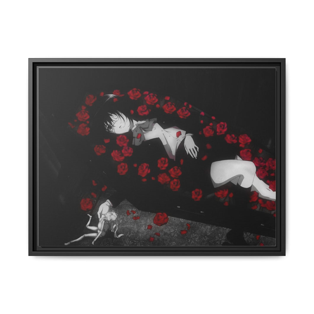 Another Mei Misaki Canvas Framed Art Print