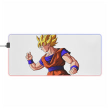 Load image into Gallery viewer, Goku SSJ RGB LED Mouse Pad (Desk Mat)
