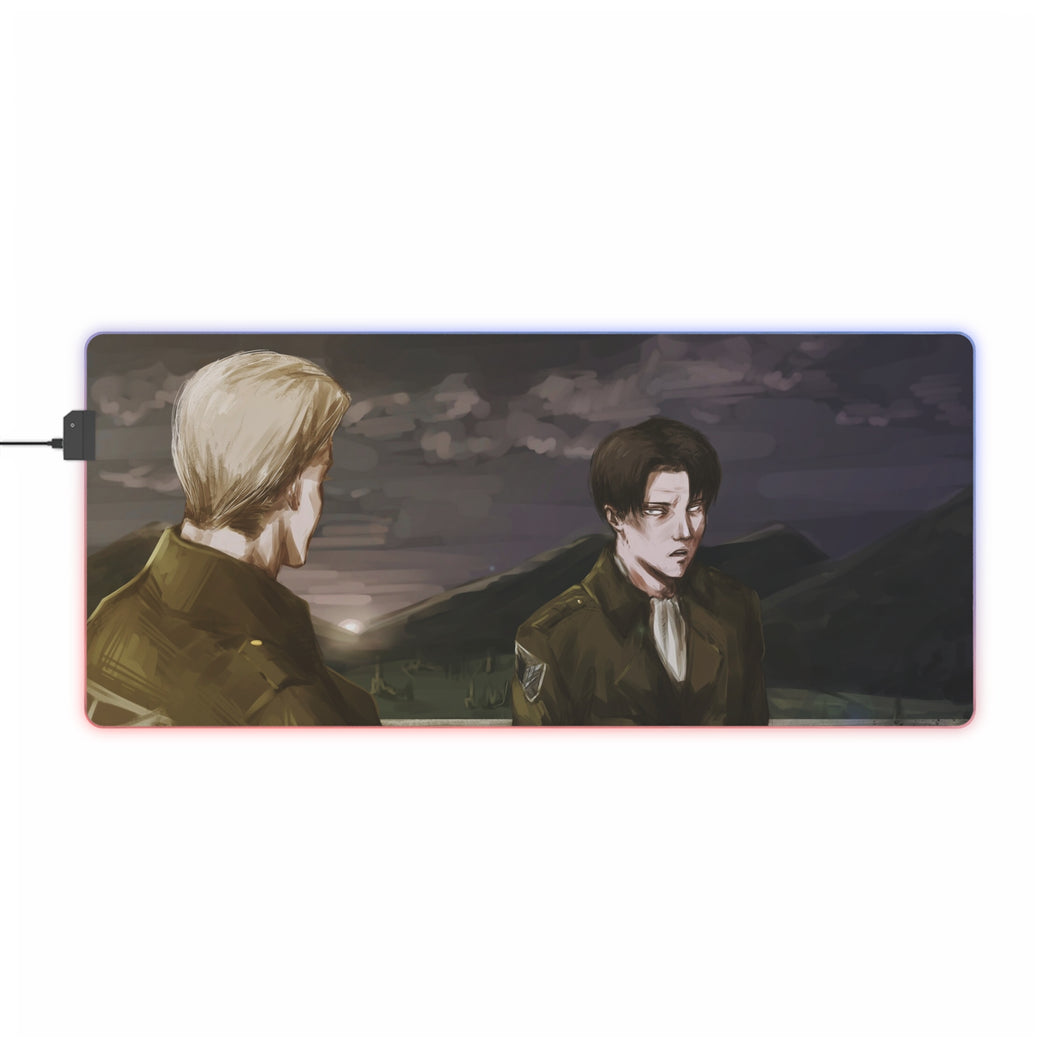 Anime Attack On Titan RGB LED Mouse Pad (Desk Mat)