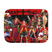 Load image into Gallery viewer, Luffy&#39;s crew Sherpa Blanket
