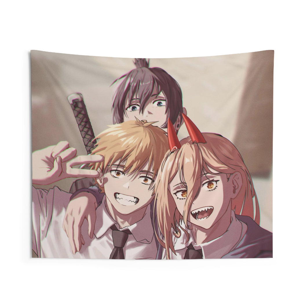Anime Chainsaw Man Indoor Wall Tapestry