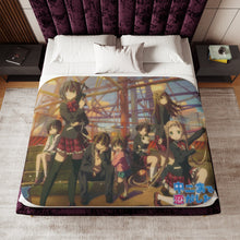 Load image into Gallery viewer, Love, Chunibyo &amp; Other Delusions Rikka Takanashi, Sanae Dekomori, Shinka Nibutani, Kumin Tsuyuri, Kuzuha Togashi Sherpa Blanket
