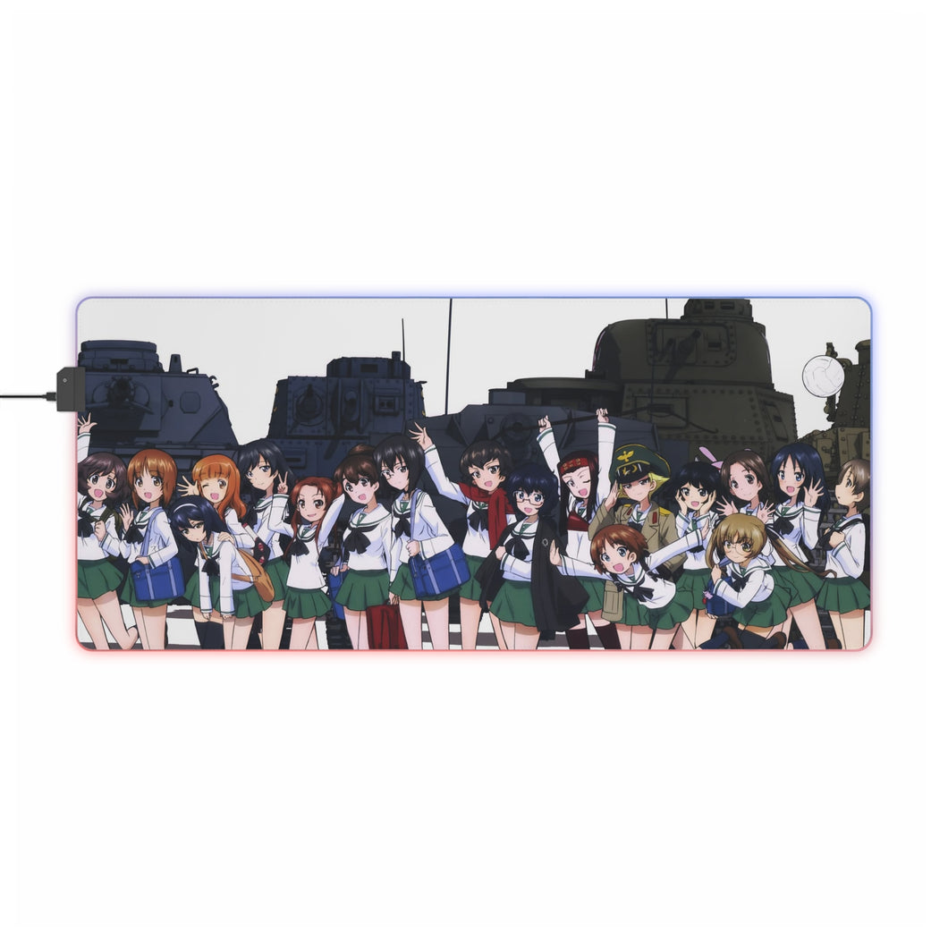 Girls und Panzer RGB LED Mouse Pad (Desk Mat)