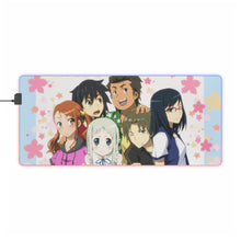 Load image into Gallery viewer, Anohana RGB LED Mouse Pad (Desk Mat)
