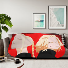 Load image into Gallery viewer, Mikey and Draken (Tokyo Revengers) Sherpa Blanket

