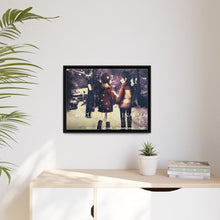 Load image into Gallery viewer, Anime ERASED Canvas Framed Art Print
