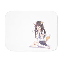 Load image into Gallery viewer, Eru Chitanda  Cat Sherpa Blanket
