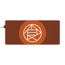 Load image into Gallery viewer, Akimichi Clan Symbol RGB LED Mouse Pad (Desk Mat)
