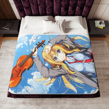 Load image into Gallery viewer, Kaori Miyazono Sherpa Blanket
