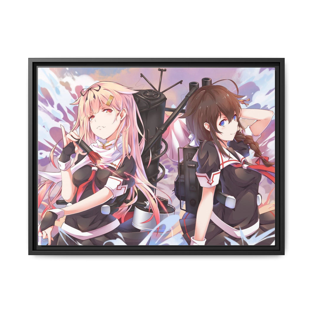 Anime Kantai Collection Canvas Framed Art Print