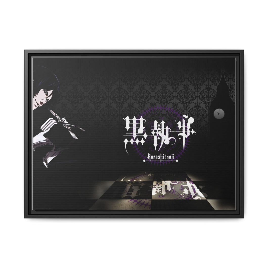 Anime Black Butler Canvas Framed Art Print