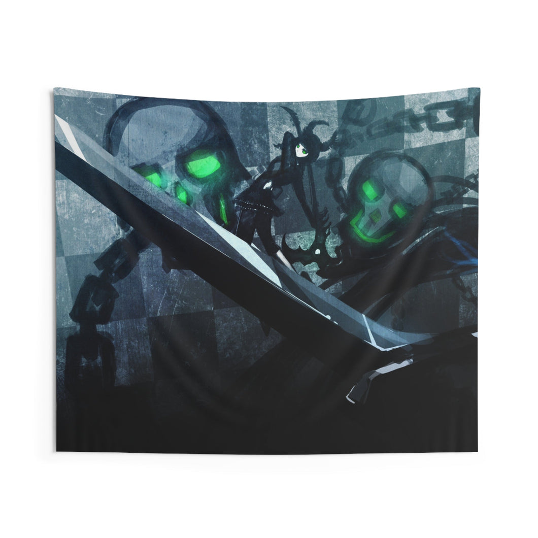 Black Rock Shooter Indoor Wall Tapestry