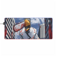 Load image into Gallery viewer, Anime Chainsaw Man RGB LED Mouse Pad (Desk Mat)
