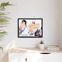 Load image into Gallery viewer, Nisekoi Chitoge Kirisaki, Kosaki Onodera, Seishirou Tsugumi Canvas Framed Art Print

