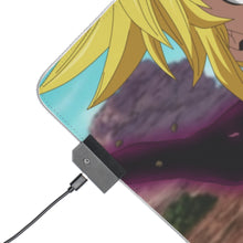 Load image into Gallery viewer, Meliodas RGB LED Mouse Pad (Desk Mat)
