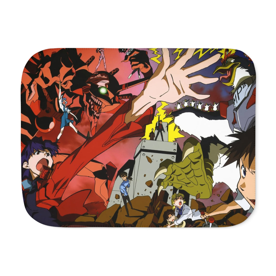 Anime Neon Genesis Evangelion Sherpa Blanket