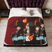 Load image into Gallery viewer, Anime Fire Force Sherpa Blanket
