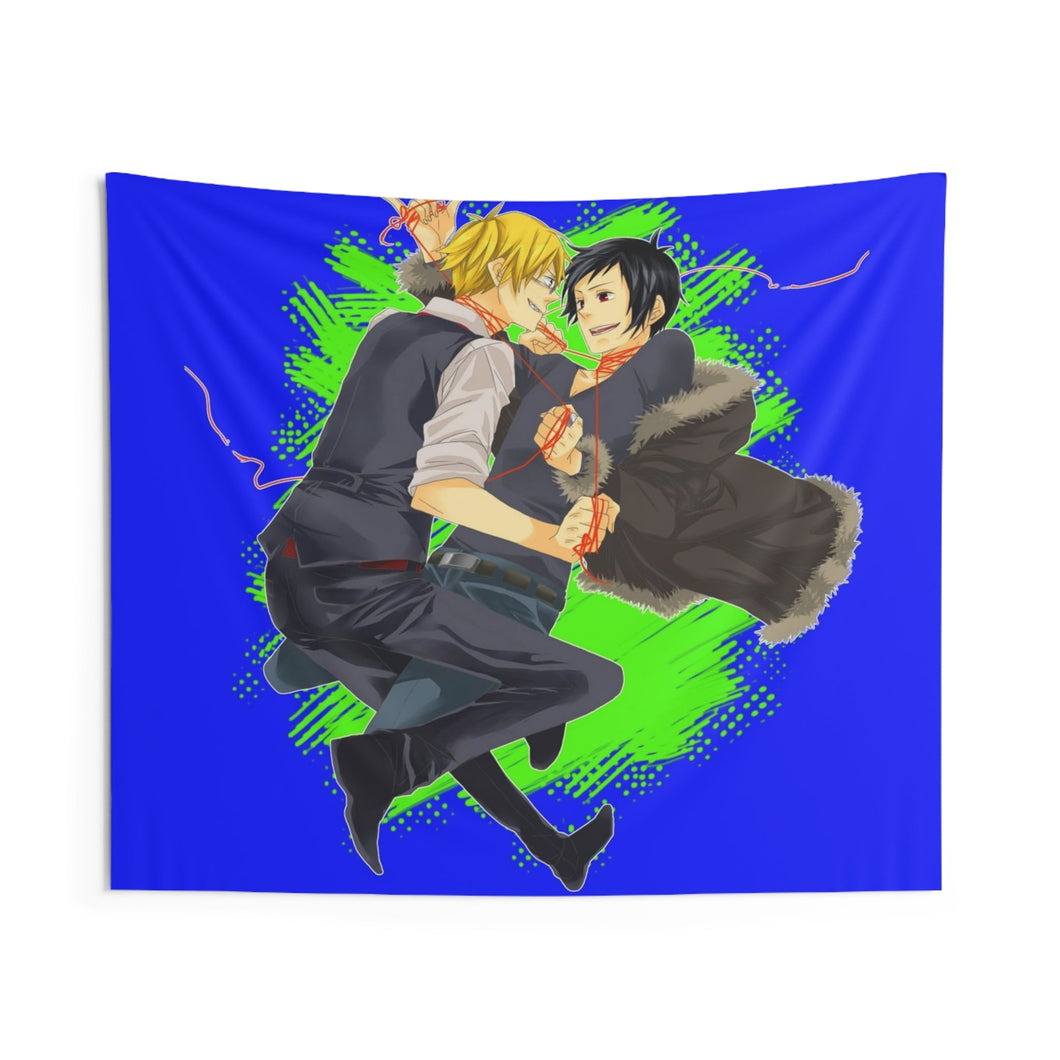 Durarara!! Izaya Orihara, Shizuo Heiwajima Indoor Wall Tapestry