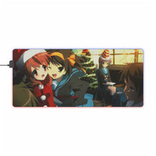 Load image into Gallery viewer, The Melancholy Of Haruhi Suzumiya RGB LED Mouse Pad (Desk Mat)
