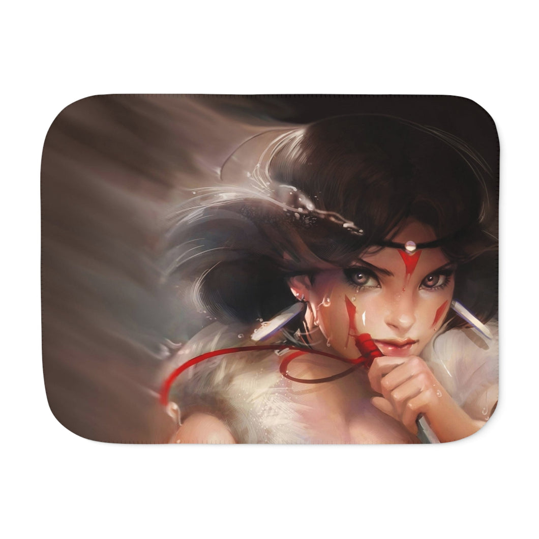 Anime Princess Mononoker Sherpa Blanket