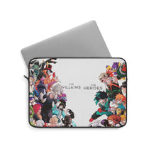 Load image into Gallery viewer, The Villains Vs The Heroes Laptop Sleeve
