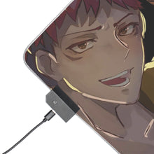 Load image into Gallery viewer, Crêpe Nobara Kugisaki and Yuji Itadori RGB LED Mouse Pad (Desk Mat)

