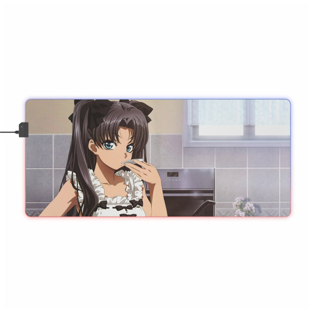 Rin Tohsaka RGB LED Mouse Pad (Desk Mat)