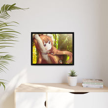 Load image into Gallery viewer, Raphtalia in The Morning Canvas Framed Art Print
