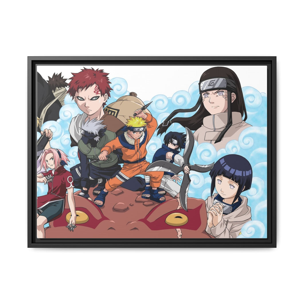 Anime Naruto Canvas Framed Art Print
