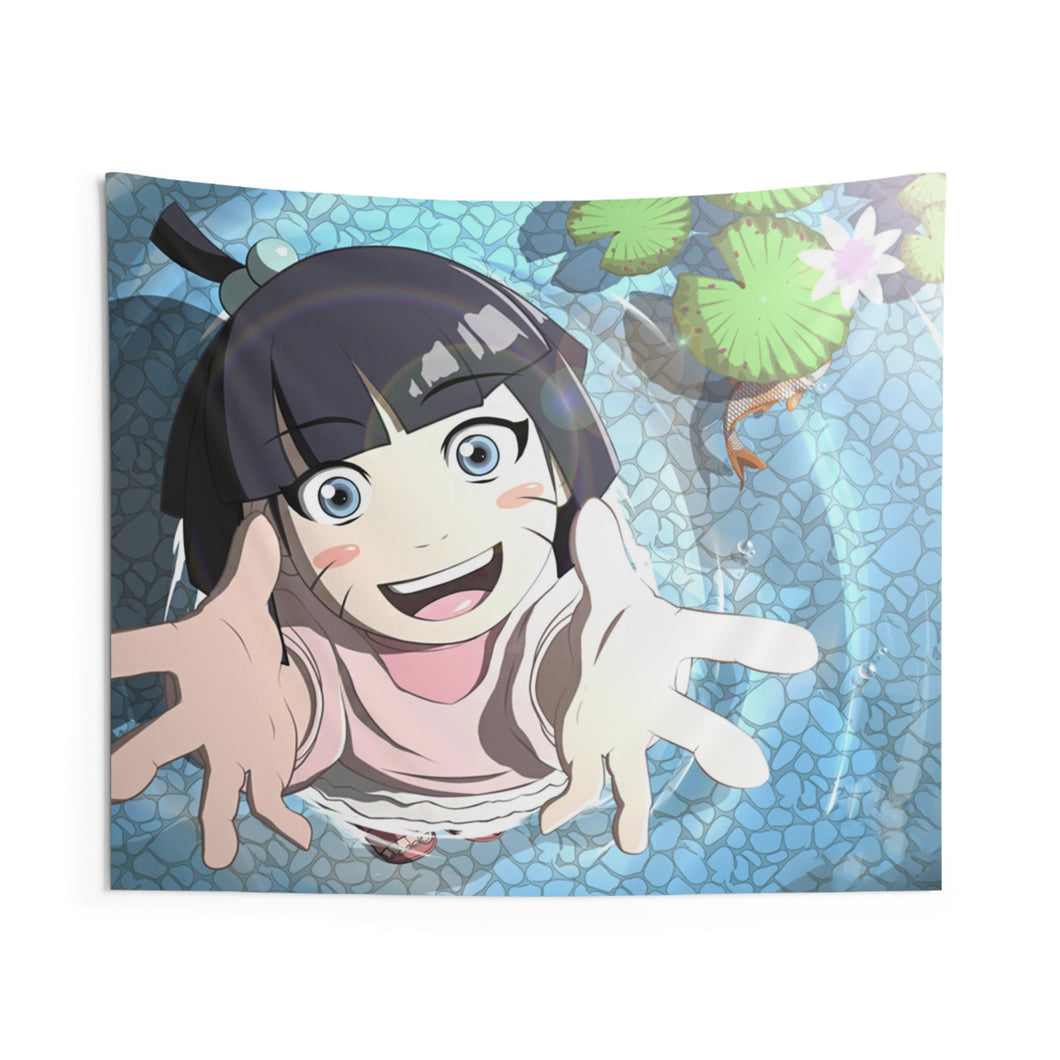 Himawari Uzumaki Indoor Wall Tapestry