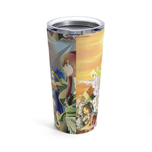 Load image into Gallery viewer, Fairy Tail Natsu Dragneel, Erza Scarlet, Gray Fullbuster, Lucy Heartfilia, Happy Tumbler 20oz
