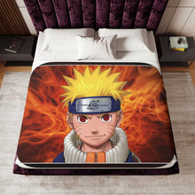 Load image into Gallery viewer, Naruto Uzumaki Sherpa Blanket
