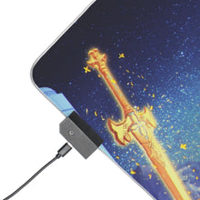 Load image into Gallery viewer, Kirito's, Eugeo's and Alice's swords RGB LED Mouse Pad (Desk Mat)
