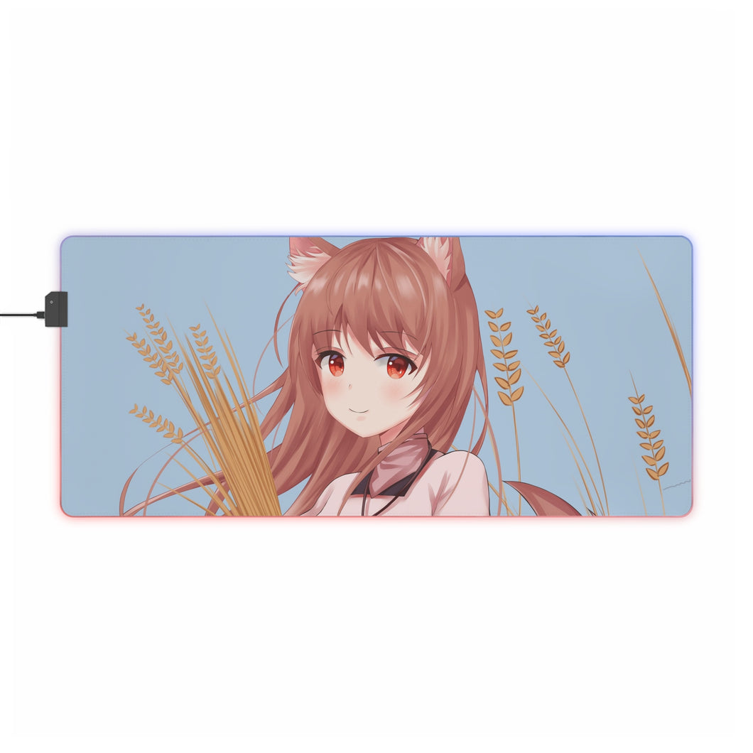 Spice And Wolf RGB LED Mouse Pad (Desk Mat)