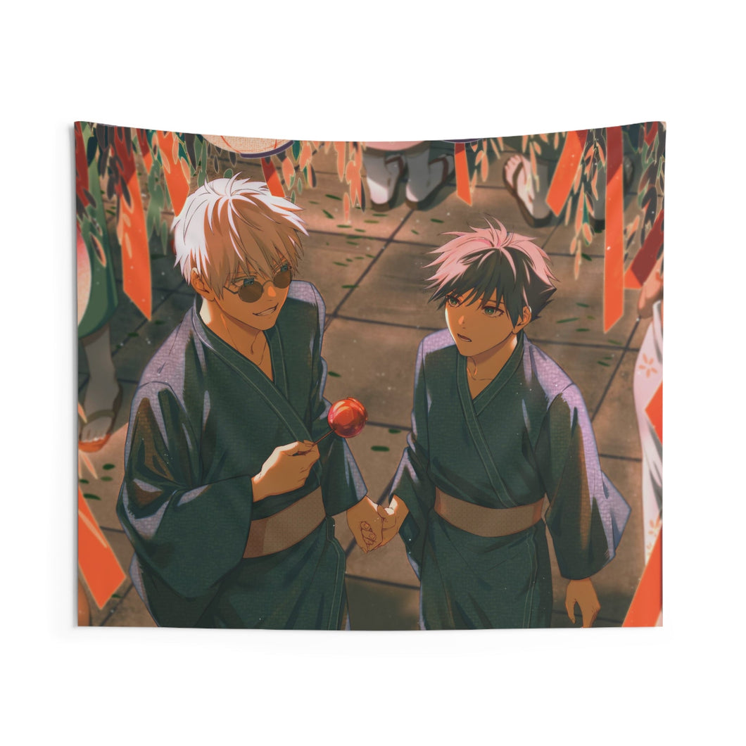 Satoru Gojo Megumi Fushiguro Indoor Wall Tapestry
