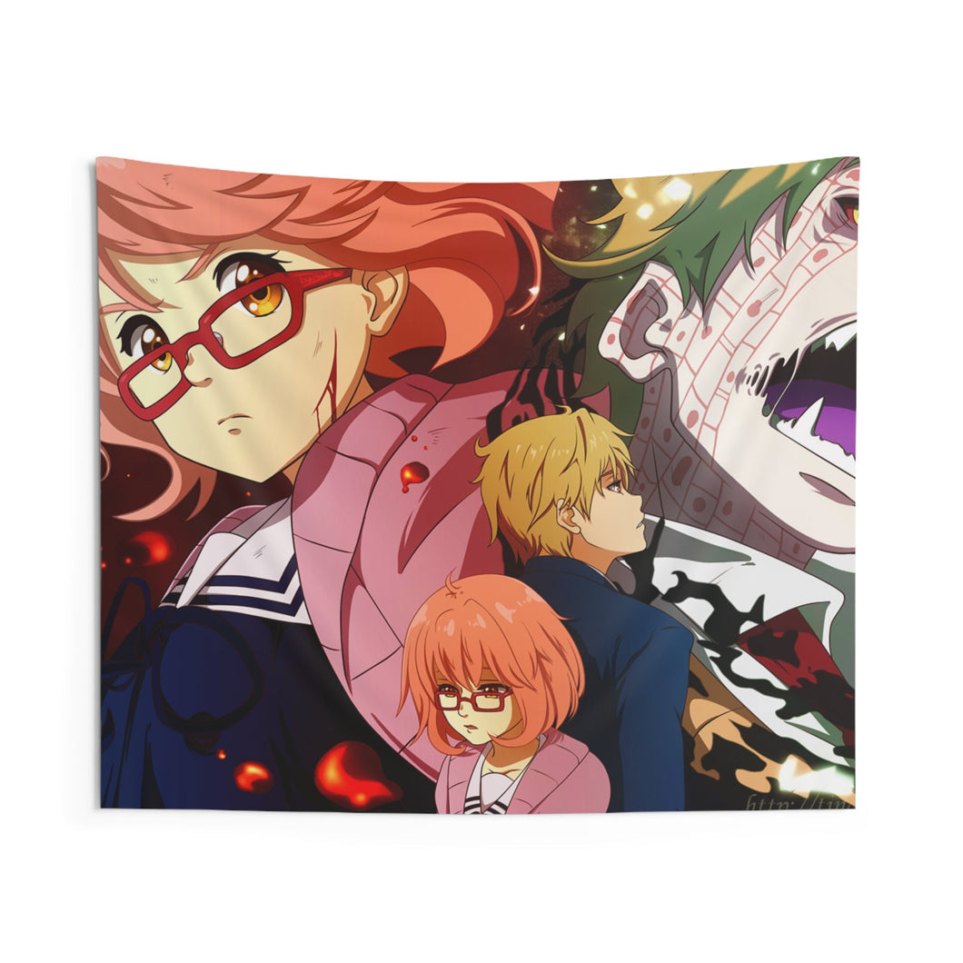 Beyond the Boundary Mirai Kuriyama, Hiroomi Nase Indoor Wall Tapestry