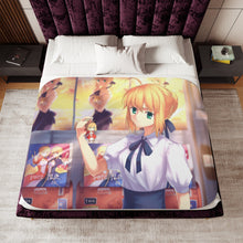 Load image into Gallery viewer, Anime Fate/Stay Night Sherpa Blanket
