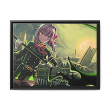 Load image into Gallery viewer, Shinoa Green Moon Canvas Framed Art Print
