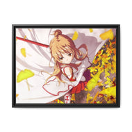 Sword Art Online Asuna Yuuki Canvas Framed Art Print