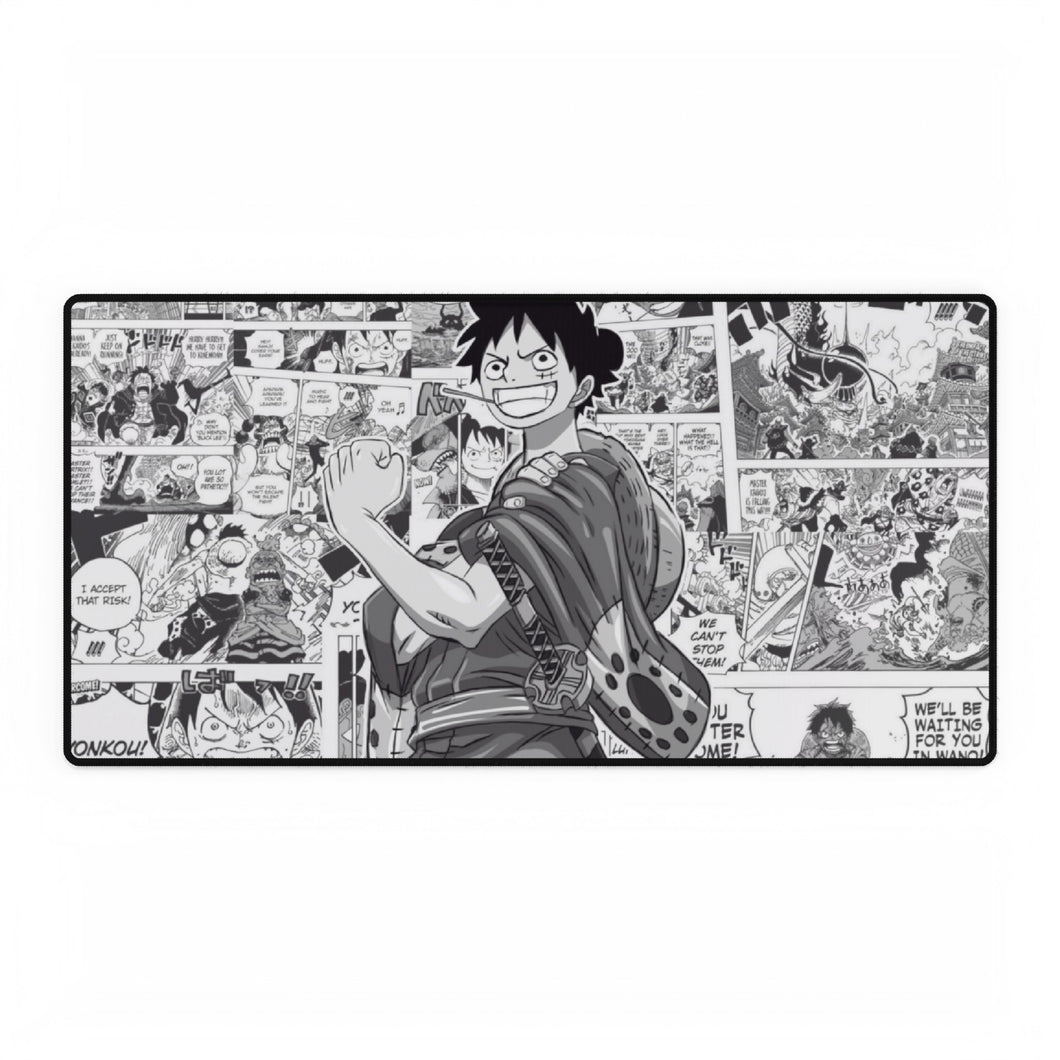 Monkey D Luffy Manga Mouse Pad (Desk Mat)