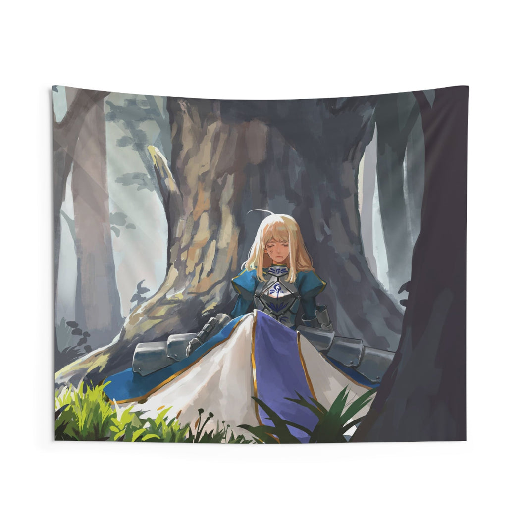 Saber (Fate Series) Indoor Wall Tapestry