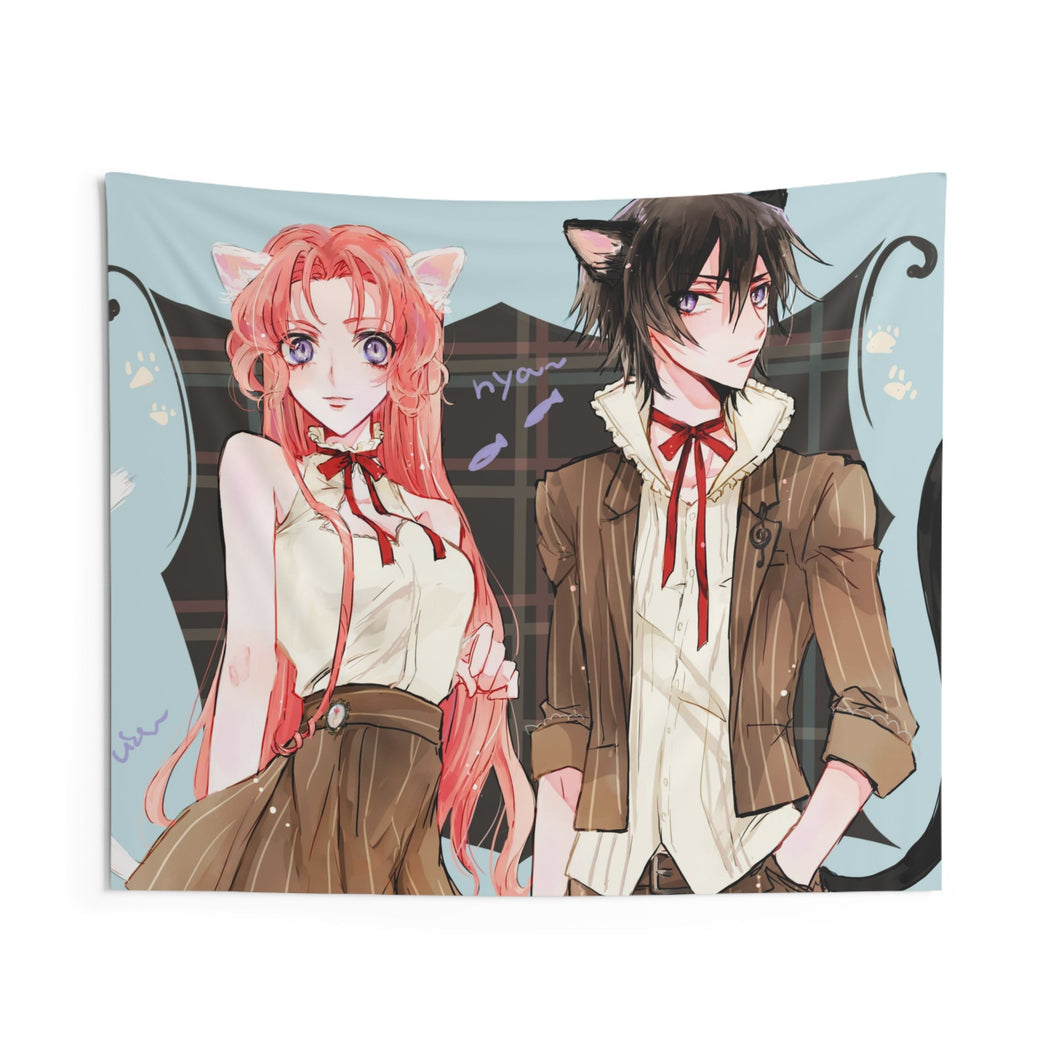 Code Geass Lelouch Lamperouge, Euphemia Li Britannia Indoor Wall Tapestry