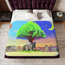 Load image into Gallery viewer, Is It Wrong To Try To Pick Up Girls In A Dungeon? Sherpa Blanket
