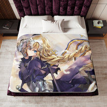 Load image into Gallery viewer, Fate/Apocrypha Ruler Sherpa Blanket

