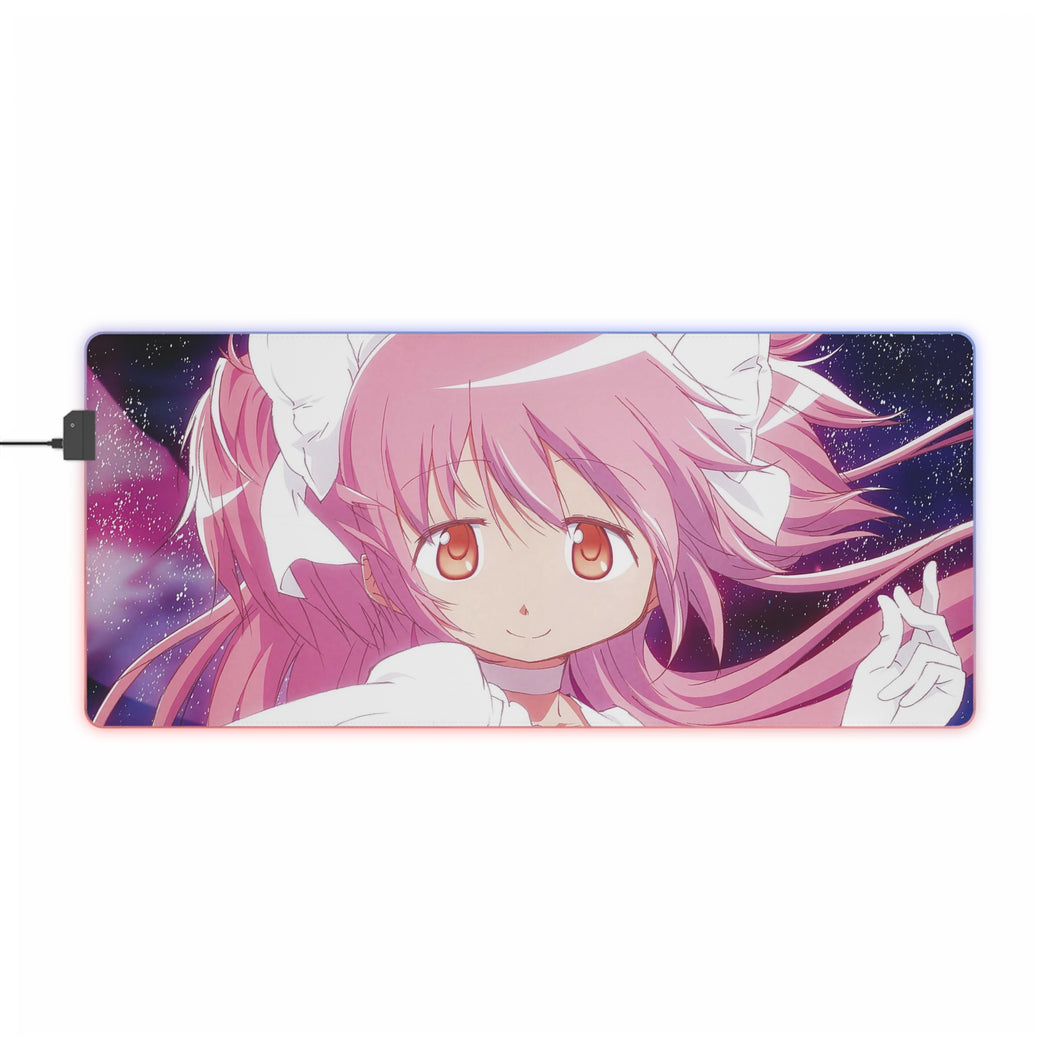Puella Magi Madoka Magica Madoka Kaname RGB LED Mouse Pad (Desk Mat)