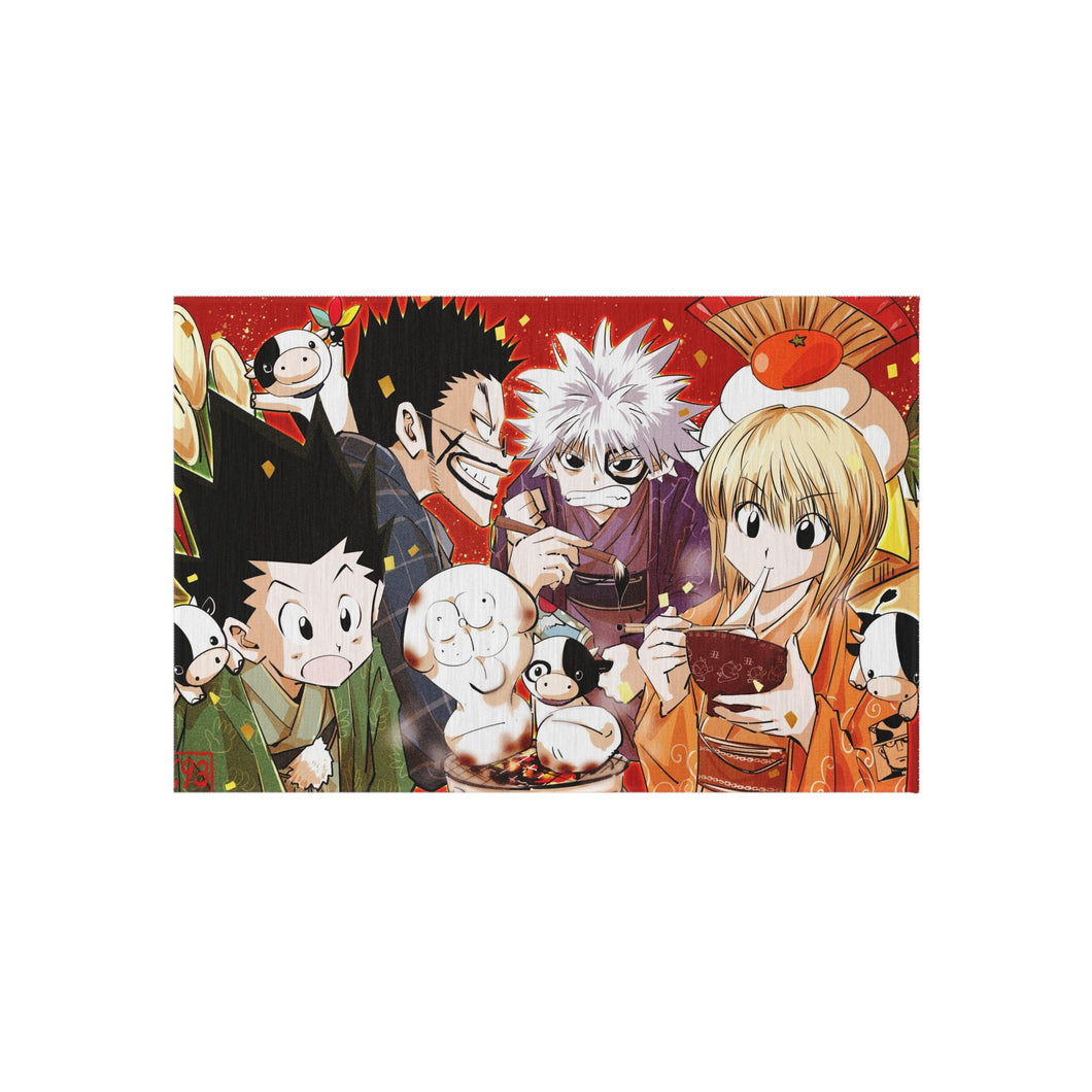 Hunter x Hunter Killua Zoldyck, Kurapika, Gon Freecss Rug