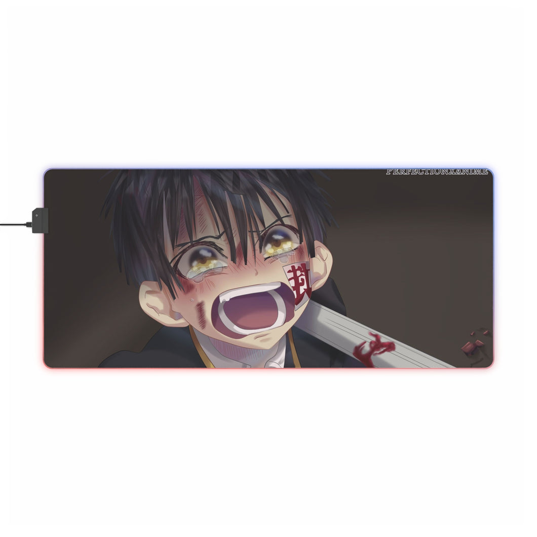 Jibaku Shounen Hanako-kun RGB LED Mouse Pad (Desk Mat)
